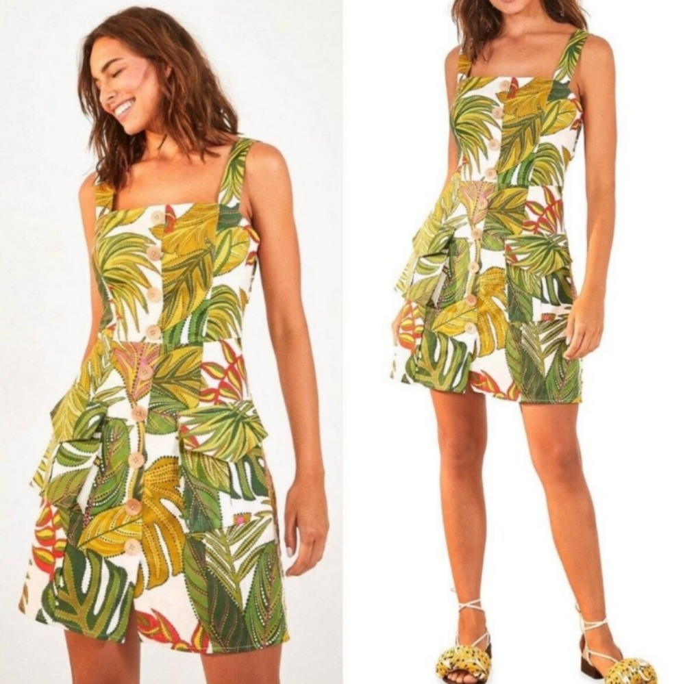 Farm Rio Mini-Dress Linen